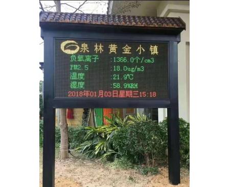 鄭州景區(qū)負(fù)氧離子監(jiān)測